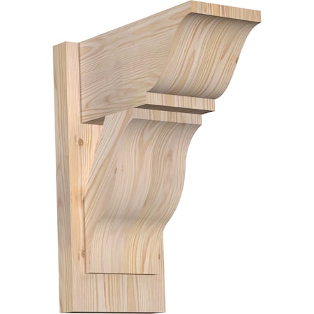 Ekena Millwork Funston Traditional Smooth Outlooker, Douglas Fir, 7 1/2"W x 14"D x 18"H OUT08X14X18FST01SDF